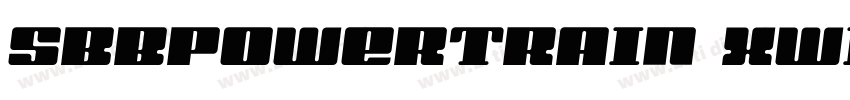 SbBPowertrain XWideX字体转换